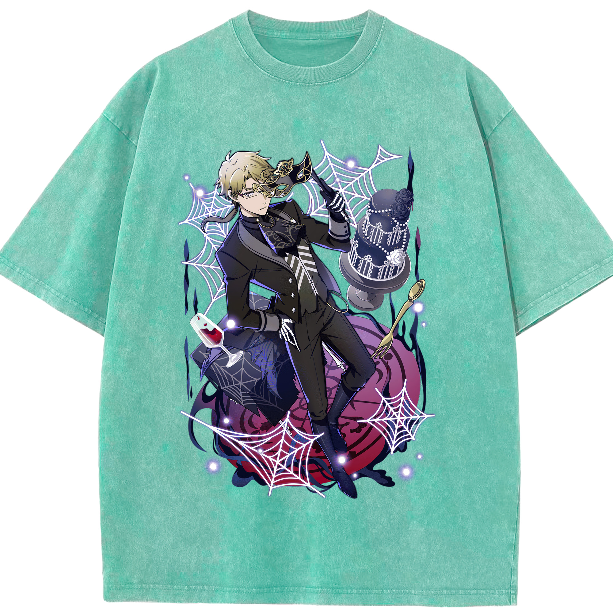 （画像用） 文豪ストレイドッグス Bungo Stray Dogs 綿100% ヴィンテージ風 半袖Tシャツ（フロントプリント）
